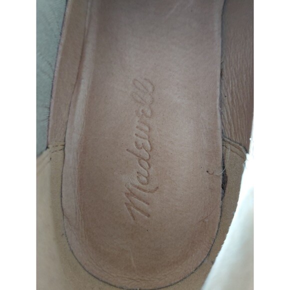 Madewell Womens Chelsea Ankle Boots Size 8.5 Brown Snake Embossed Leather Low - Picture 11 of 13